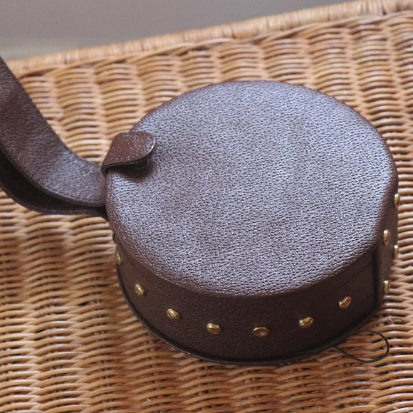 Vintage Unknown Handbags - UNIQUE VINTAGE ROUND HANDBAG